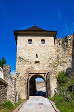 Gate tower to the castle Trencin