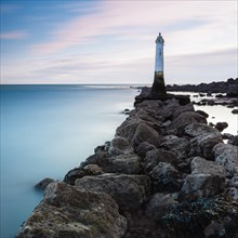 Long time exposure of Lighthouse in Low Tide