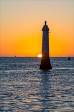 Lighthouse in Sunrise time in Shaldon