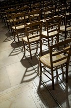 Chairs in a church