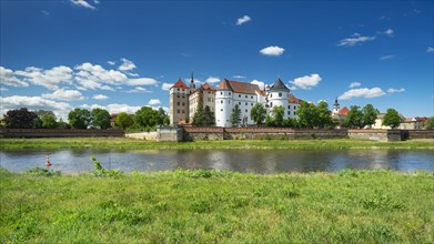 Hartenfels Castle on the Elbe