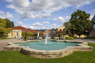 Presidential fountain in the spa park
