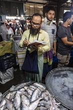 Fish vendors in the Kawran Bazar