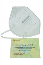 FFP2 mask with CE marking