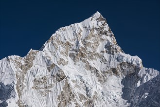 View from Kala Patthar to Nuptse west flank