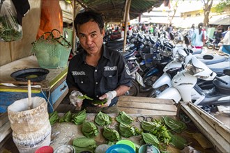 Man selling betle nut