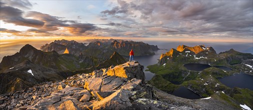 Hiker at the summit