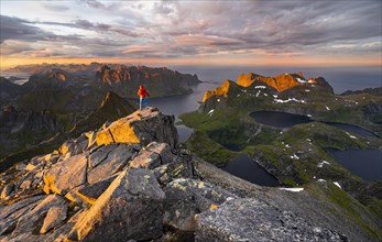 Hiker at the summit