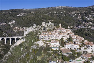 Aerial view of Eze Village
