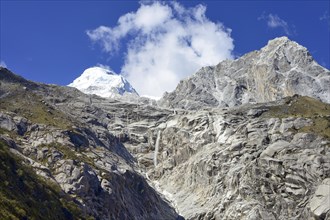 Glacial stream at Nevado Huandoy