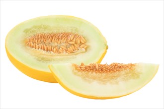 Honeydew melon cut tropical fresh fruit fruit vegan summer