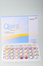 Contraceptive pill Qlaira of the company Jenapharm