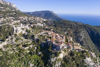 Aerial view of Eze Village