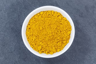 Curry Powder Curry Powder Spice From Top Slate Slate Board