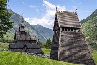 Borgund Stave Church and Bell Tower