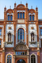 Renaissance facade of the University of Rostock