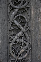 Artfully carved north portal
