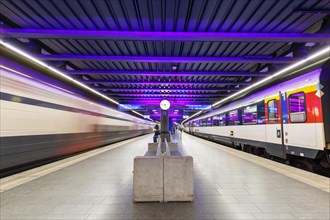 SBB InterCity trains at Zurich Airport