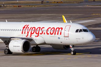 An Airbus A320neo of Pegasus Airlines with the registration TC-NBR at Zurich Airport