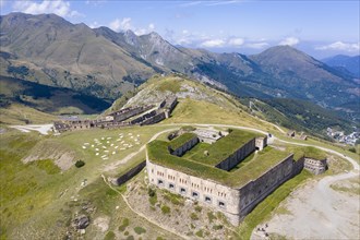 Aerial view Fort Central at an altitude of 1926 meters