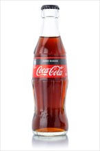 Coca Cola Coca-Cola Coke Zero Sugar lemonade soft drink beverage bottle cutout on white background