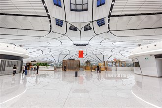 Terminal of the new Beijing Daxing New International Airport