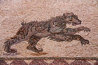 Mosaic running bear