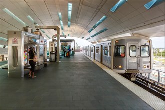Metrorail Metro Train Station Station at Miami Airport