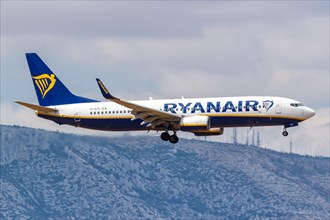 A Ryanair Boeing 737-800 with the registration EI-EFE at Athens airport