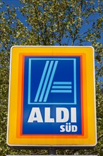 Aldi Sued logo symbol sign supermarket store discount store