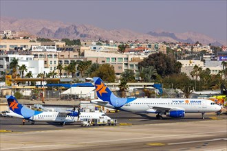 Israir aircraft at Eilat airport