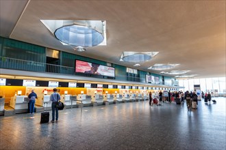 Terminal Check-in 1 Swiss Air Lines at Zurich Airport