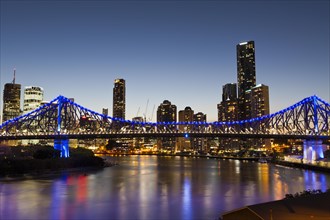 Brisbane Skyline and Story Bridge