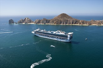 Cruise ship off Cabo San Lucas