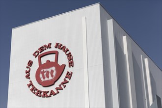 Teapot factory Duesseldorf with logo
