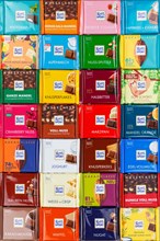 Ritter Sport chocolates different varieties wallpaper