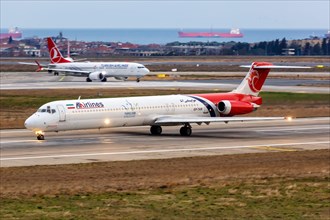A McDonnell Douglas MD-83 of ATA Airlines with registration EP-TAR at Istanbul Atatuerk Airport