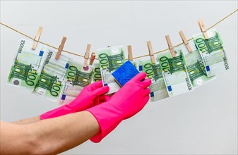 Symbol photo money laundering