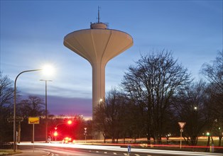 Water tower Lichtscheid in the evening