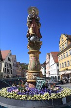 Marienbrunnen at the market place