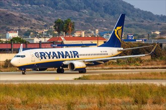 A Ryanair Boeing 737-800 with registration EI-ENG at Rhodes Airport