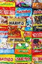 Haribo gummy bears different varieties wallpaper