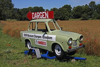 Trabi as a guide to the DDR Museum Dargen
