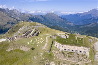 Aerial view Fort Central at an altitude of 1926 meters