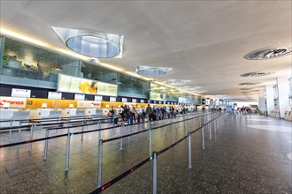 Terminal Check-in 1 Swiss Air Lines at Zurich Airport