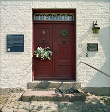 Entrance of historical house