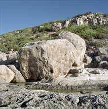 Boulders on the coast of Portinatx