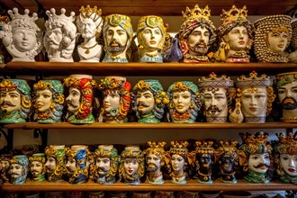 Ceramic heads and decorations
