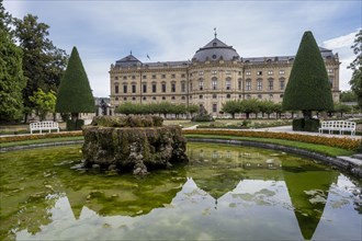 Court Garden with Residence Palace