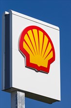 Shell logo symbol sign gas station petrol in Germany